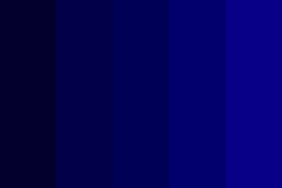 Dark Blue color palette