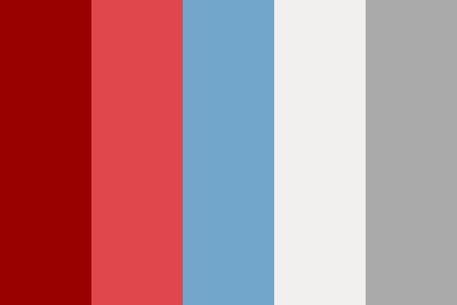 Red Blue Color Palette