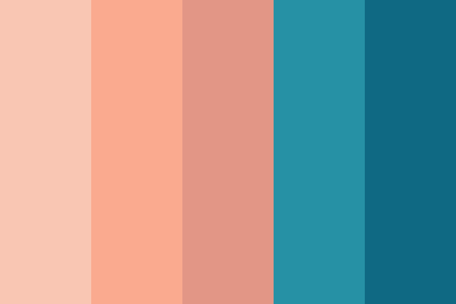 Instagram Beauty Beach color palette