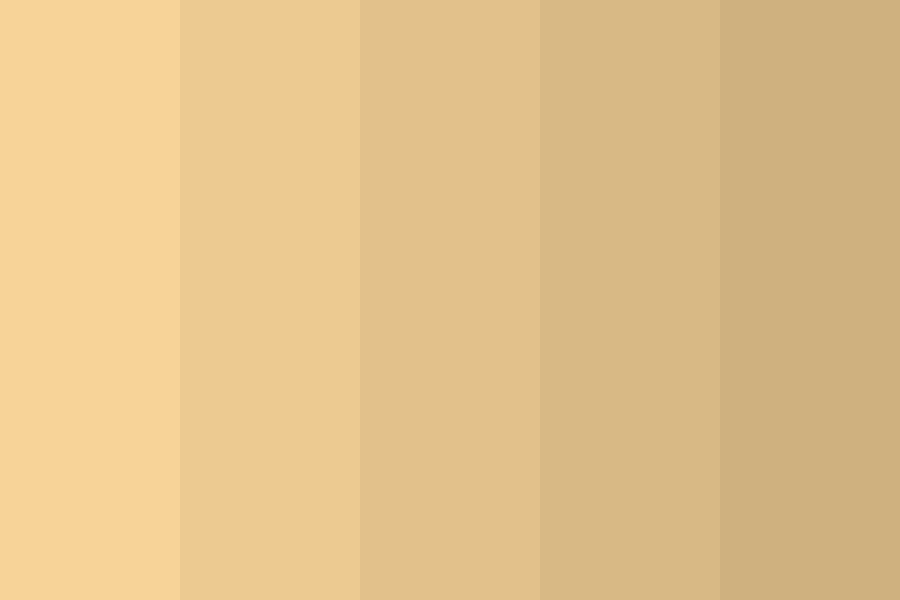 Golden Ratio palette with suave colors color palette
