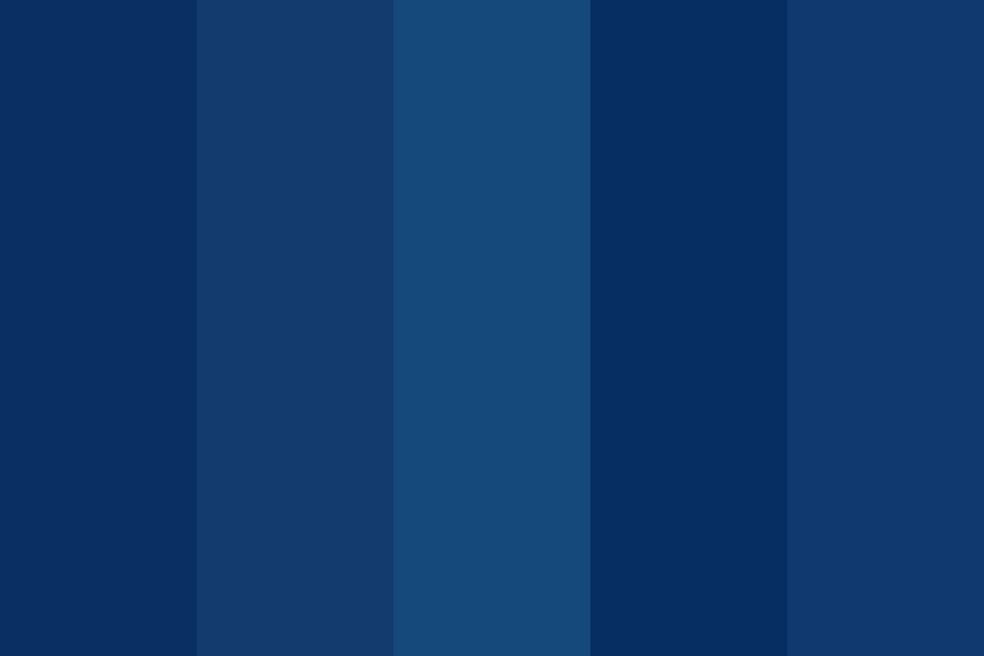 Blue ray metallic color palette