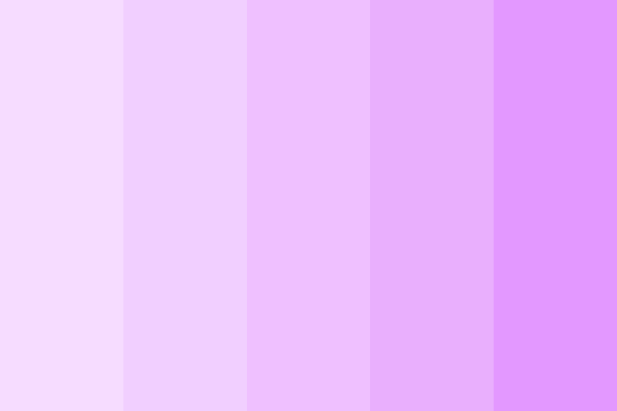 Monochrome Purple Color Palette
