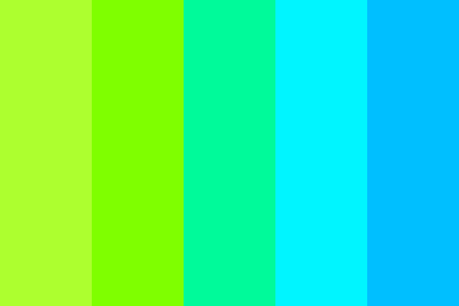 greenish blue color palette