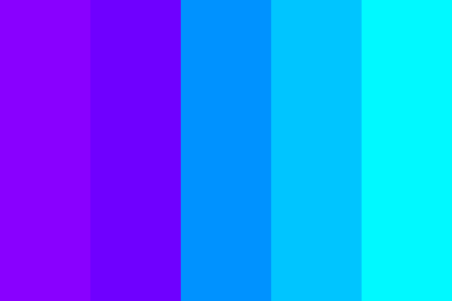 Purple To Blue Color Palette