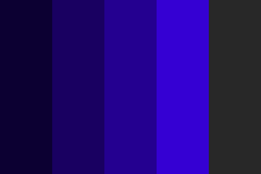 Electric Blue-Purple color palette