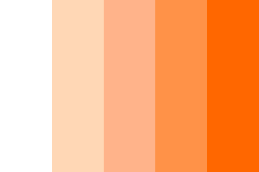 Orange Light color palette