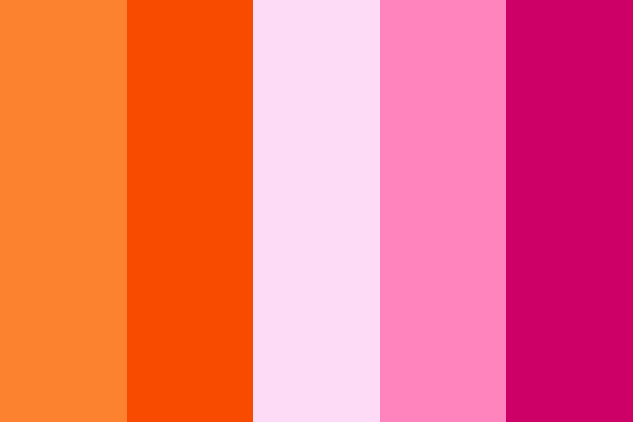 Pink And Orange Color Palette