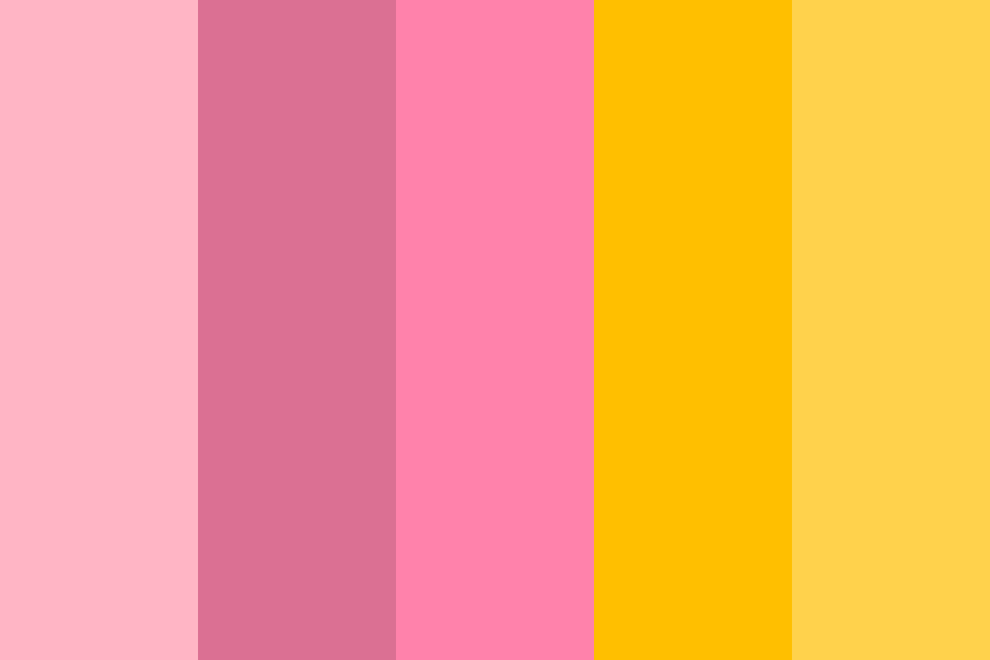 honey dew and roses color palette