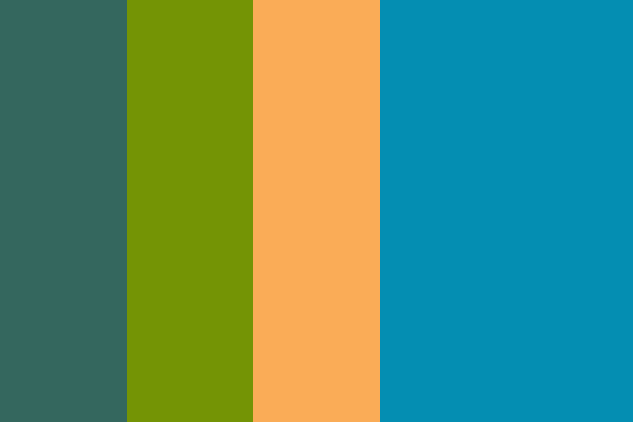 Agave by the sea color palette