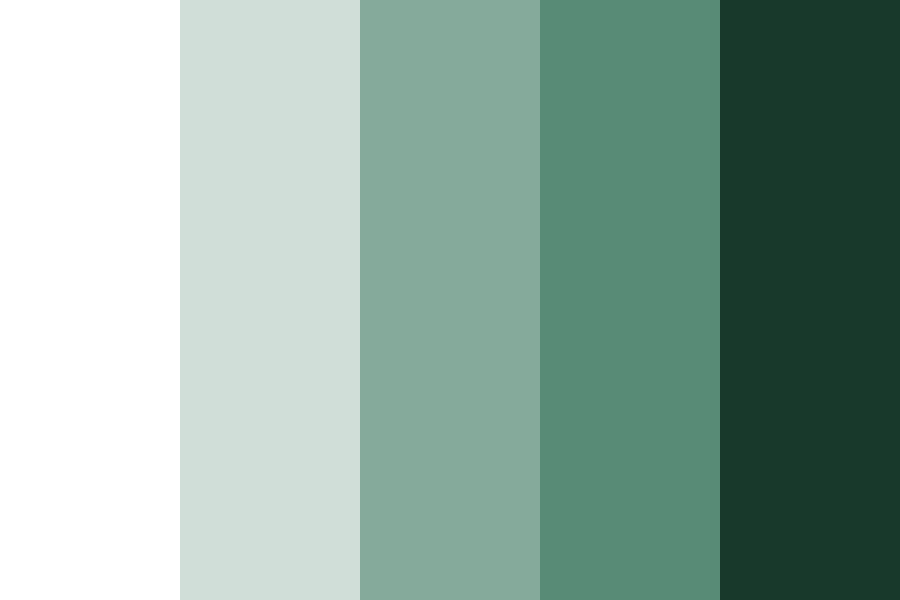 green white Color Palette