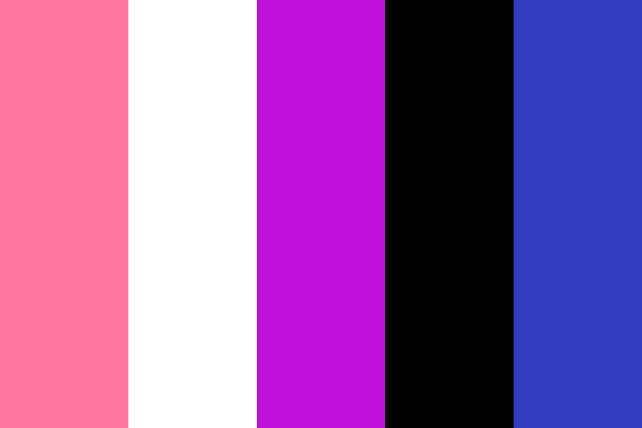 Flag Genderfluid color palette