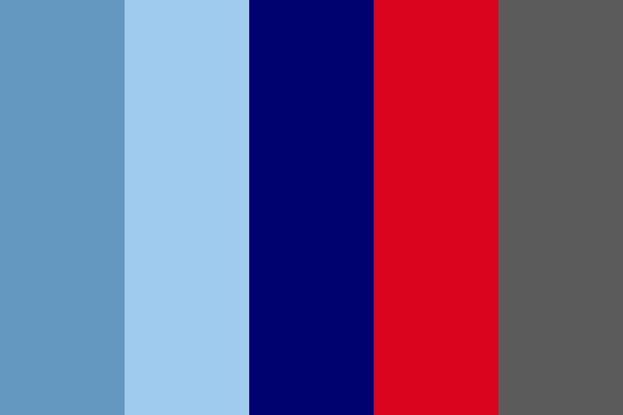 Red Blue Color Palette