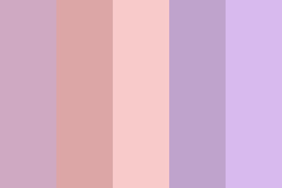 Soft Pink and Purple Color Palette