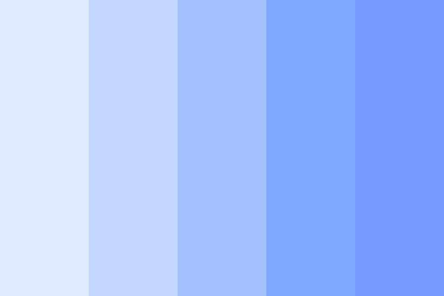 Cornflower Blue Color Chart