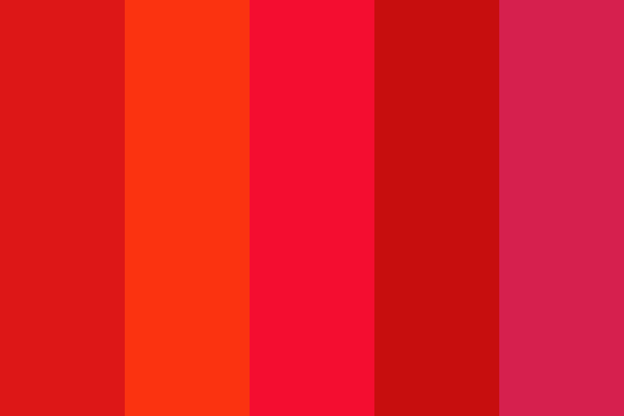 Red Pink Color Palette