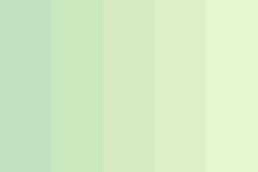 Soft Pale Green Color Palette