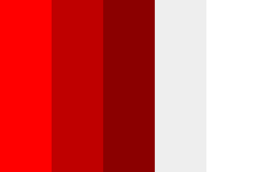 Standard mm løgner Red to White Color Palette