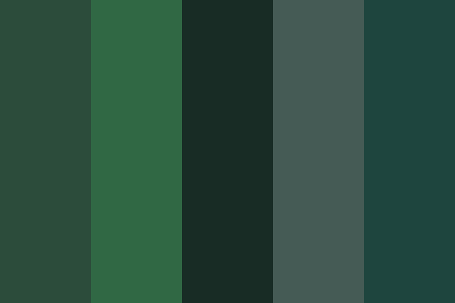 Dark Green Color Palette