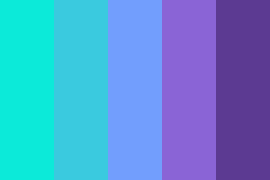 Purple And Blue Color Palette