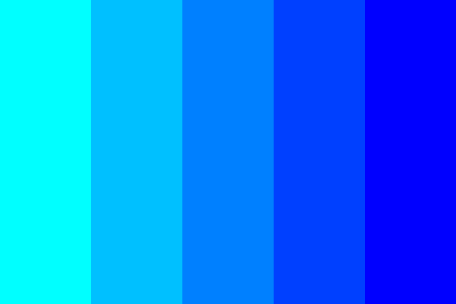 combination cyan-blue Color Palette
