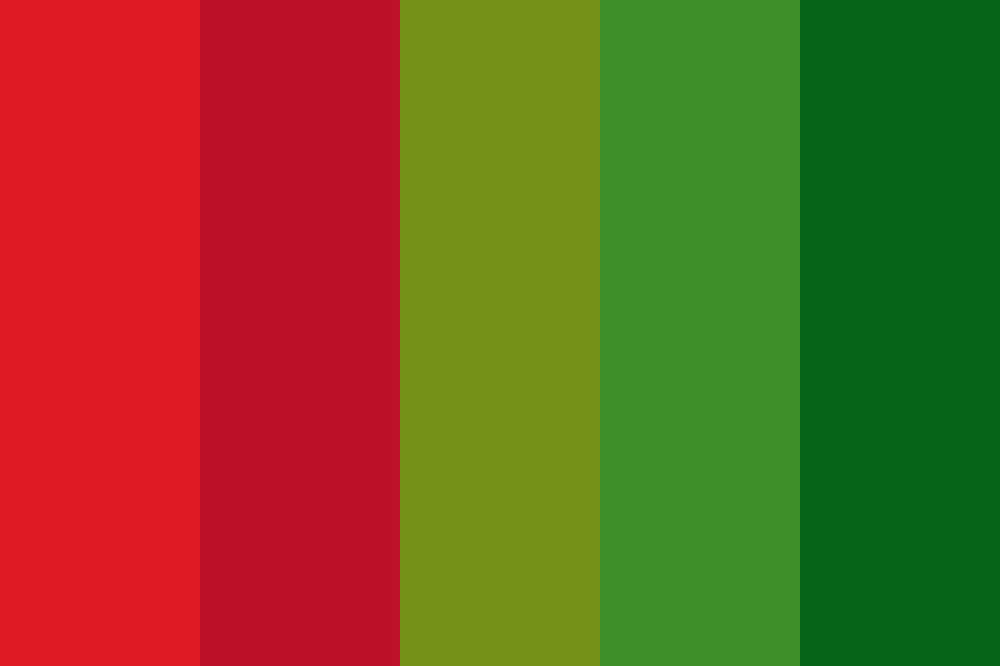 mistet hjerte undulate controller Mix red and green Color Palette