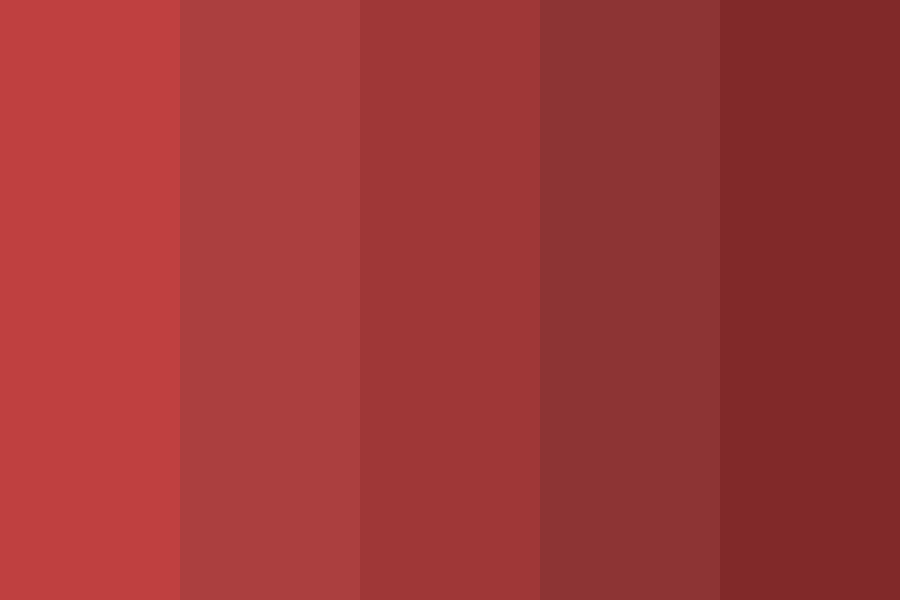 Virkelig Talje skildring red scale Color Palette