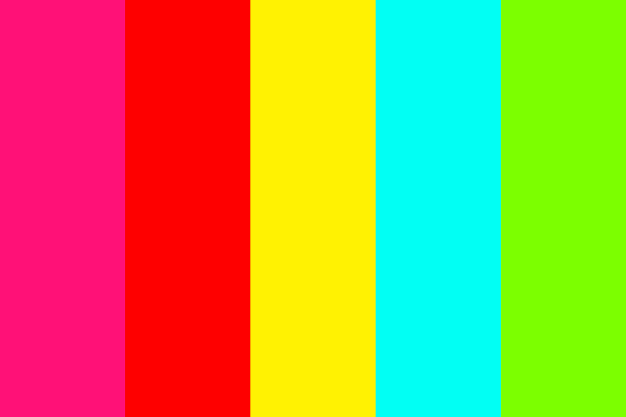 Neon 80s Color Palette Color Palette Bright Neon Colour Palette Images Images