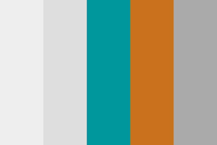 Hint of Teal and Orange Color Palette