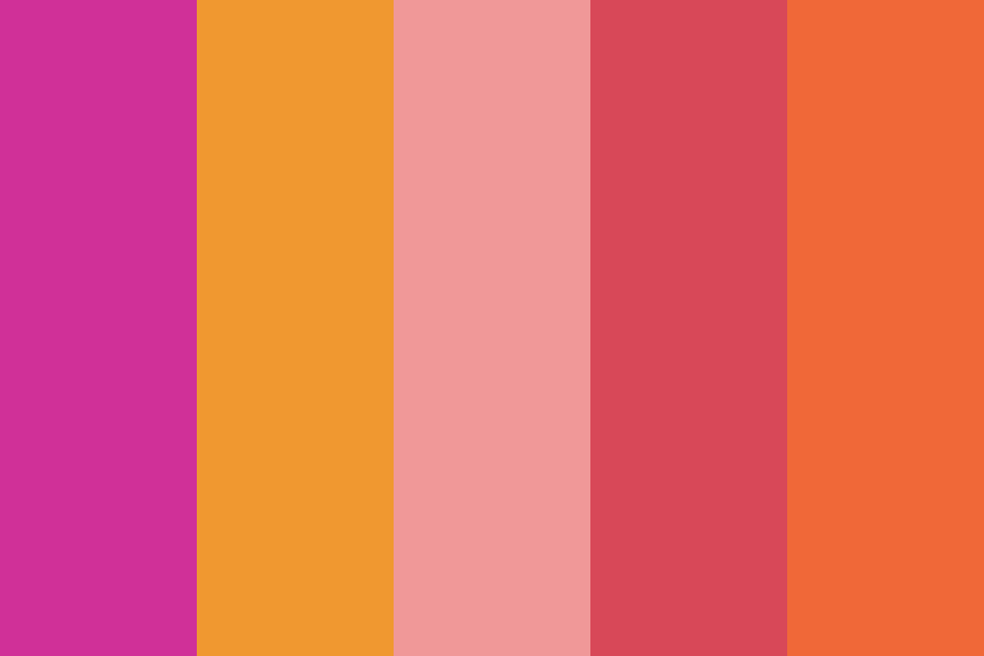 pinkish orange color