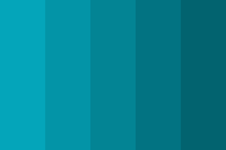 My Artificial Aqua Palette Shades To Dark Color Palette