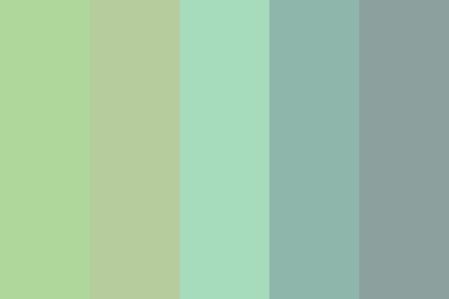 Green Aesthetic Color Palette